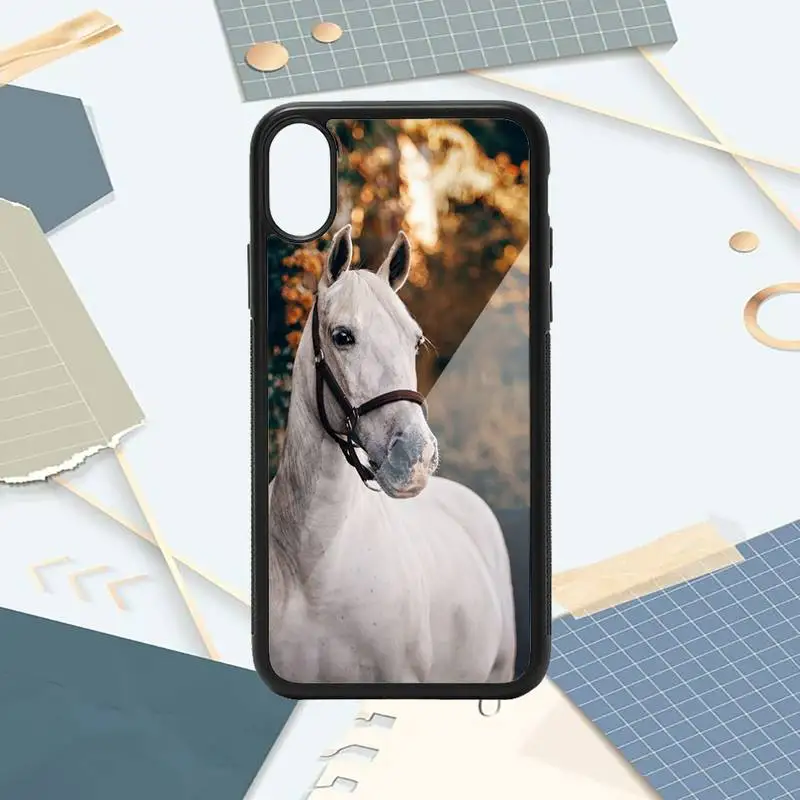

horse animal mobile Customer Phone Case PC for iPhone 11 12 pro XS MAX 8 7 6 6S Plus X 5S SE 2020 XR