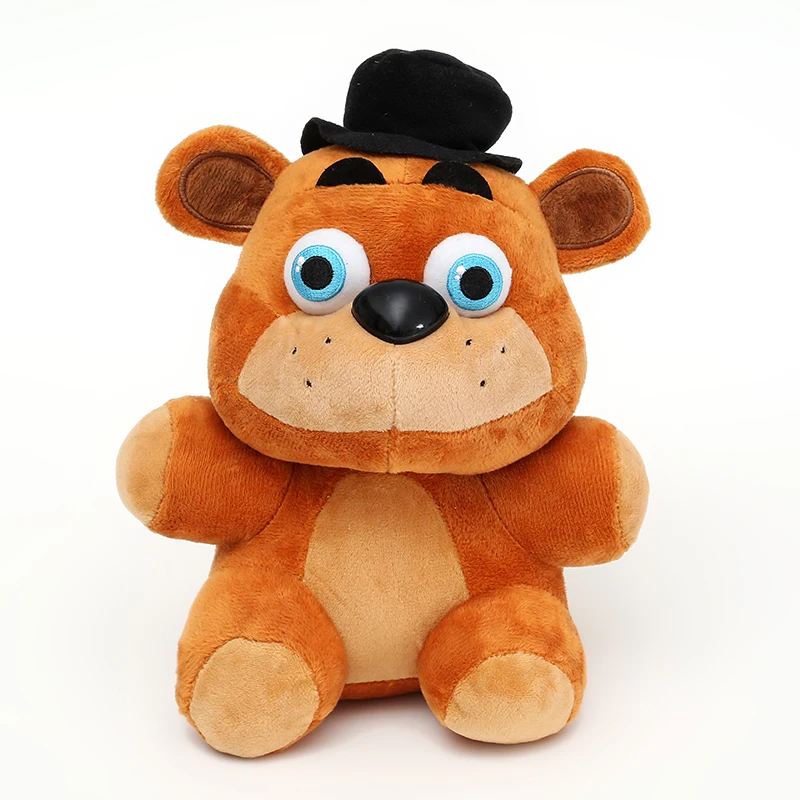 В наличии 18 25 см FNAF Five Nights At Freddy's плюшевые игрушки кошмарный фредбер Золотой