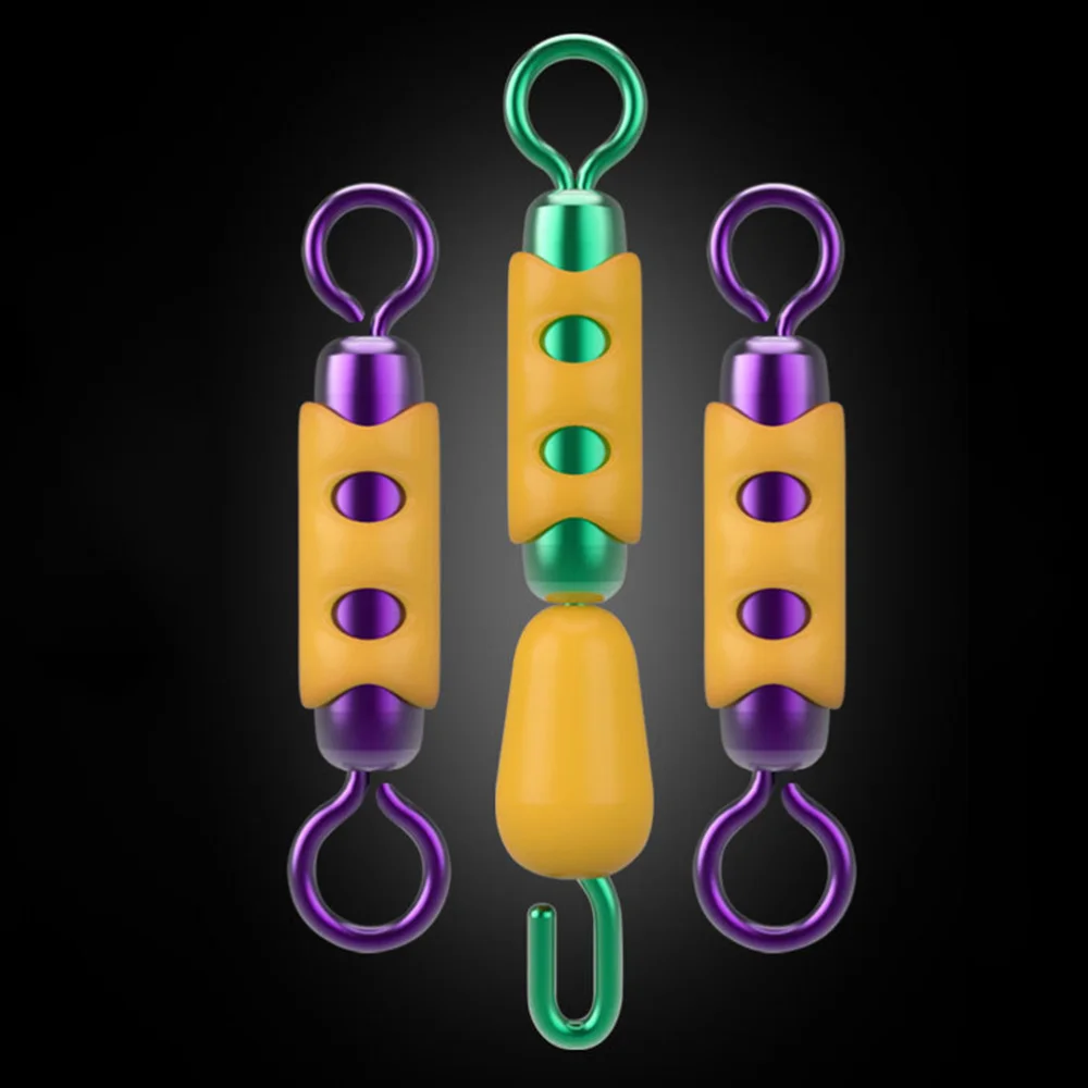 

1 Box of 8Pcs Bearing Swivel Angling Swivels Outdoor Fishing Tackles
