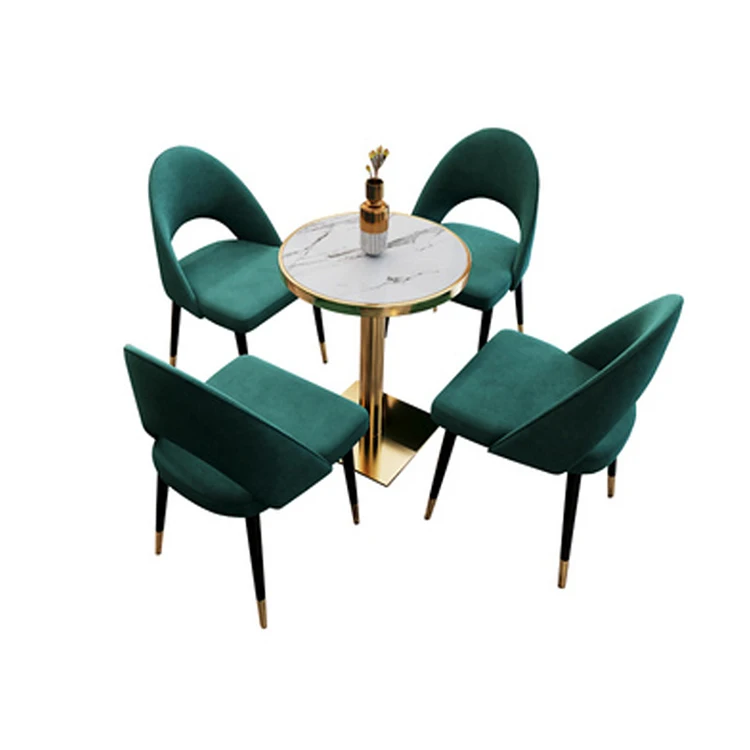 

Modern simple style cafe sofa booth negotiation studio rest area sales office reception leisure milk tea shop table and chair co