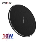 Светодиодное Беспроводное зарядное устройство для Samsung Galaxy S8 9 Note Buds QI, умная Зарядка для iPhone 13 XS XR MAX, новые Airpods и HUAWEI Mate RS