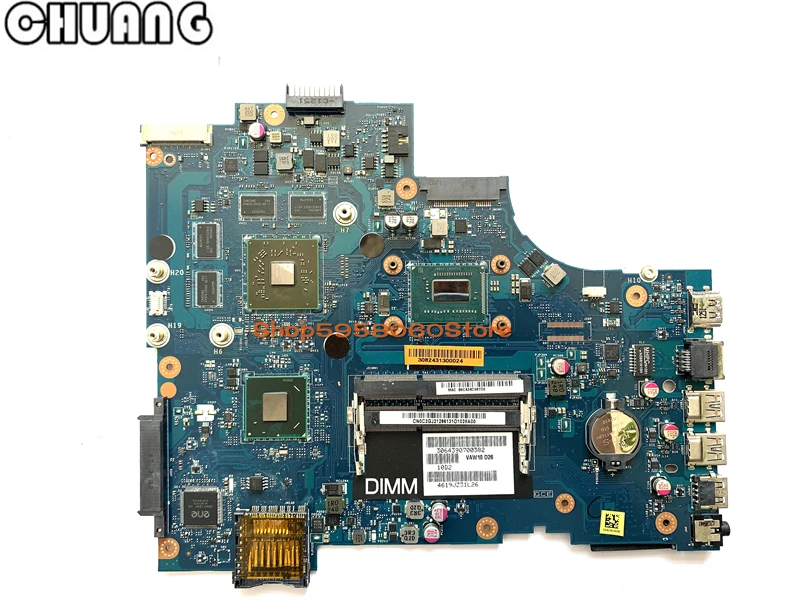 VAW11 LA 9102P CN 0C2GJ2 C2GJ2 для Dell inspiron 17R 5721 3721 Материнская плата ноутбука SR0XL I5 3337U 100%