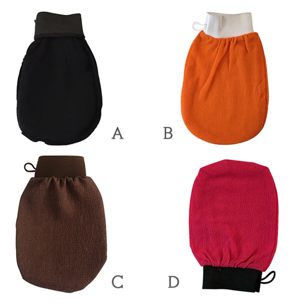 

Перчатка для купания, отшелушивающая скребок для удаления омертвевшей кожи, полотенце для душа и тела, полотенце для спины, ног, рук, ванной, ...