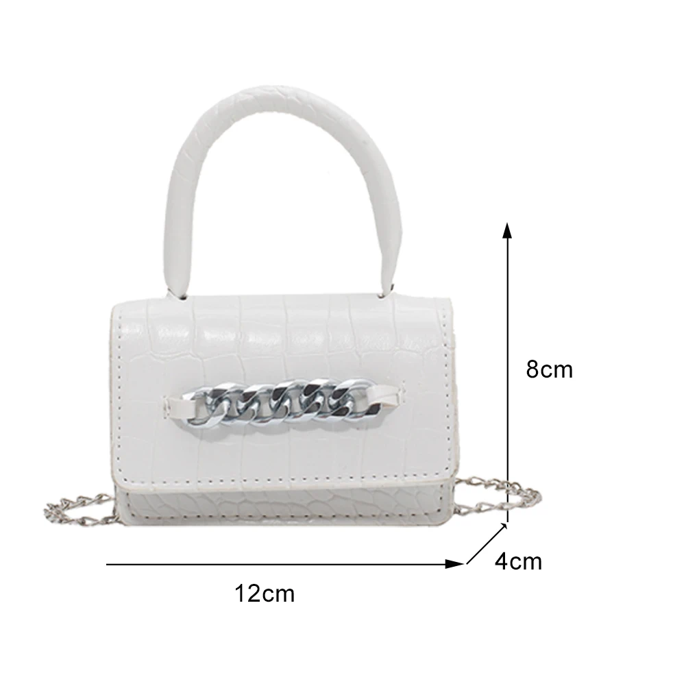

Designer Alligator Pattern Flap Shoulder Crossbody Bag Women PU Small Purse Street Chain Messenger Crossbody Bags
