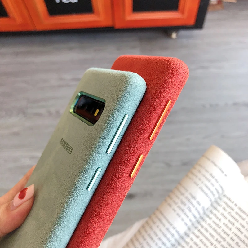 Чехол для Samsung S10 оригинальный защитный чехол из натуральной замши Galaxy Plus + S10e 5