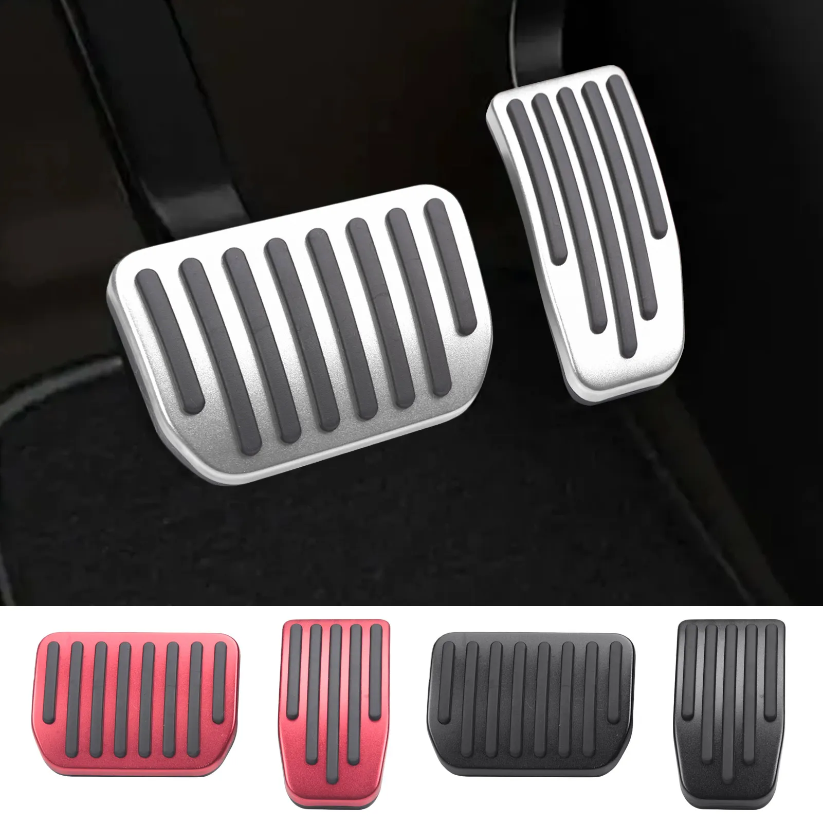 

Задняя педаль тормоза для Tesla, модель 3, подставка для ног, сцепление, тормоз, газ, педаль акселератора, без Candid