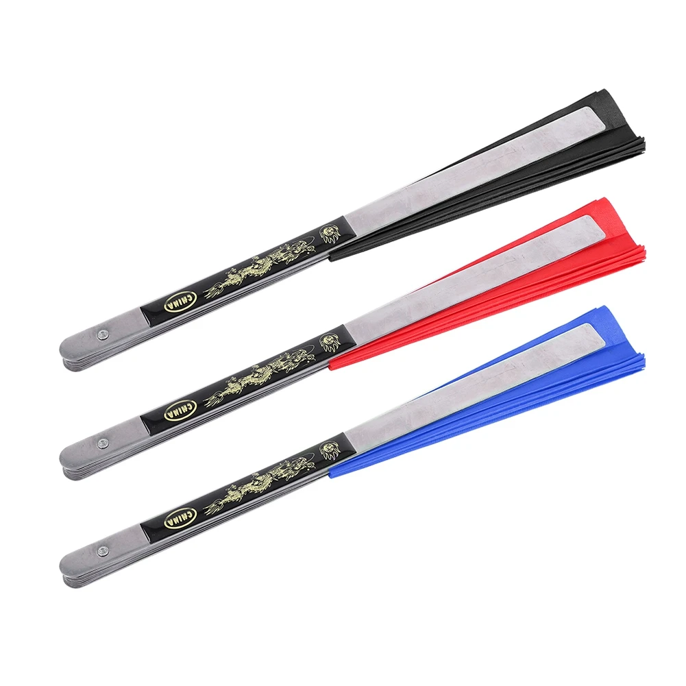 Chinese style Stainless Steel Tai Chi Kung Fu Fan Dragon Frame For Women Men Martial Art Training Performance | Спорт и развлечения