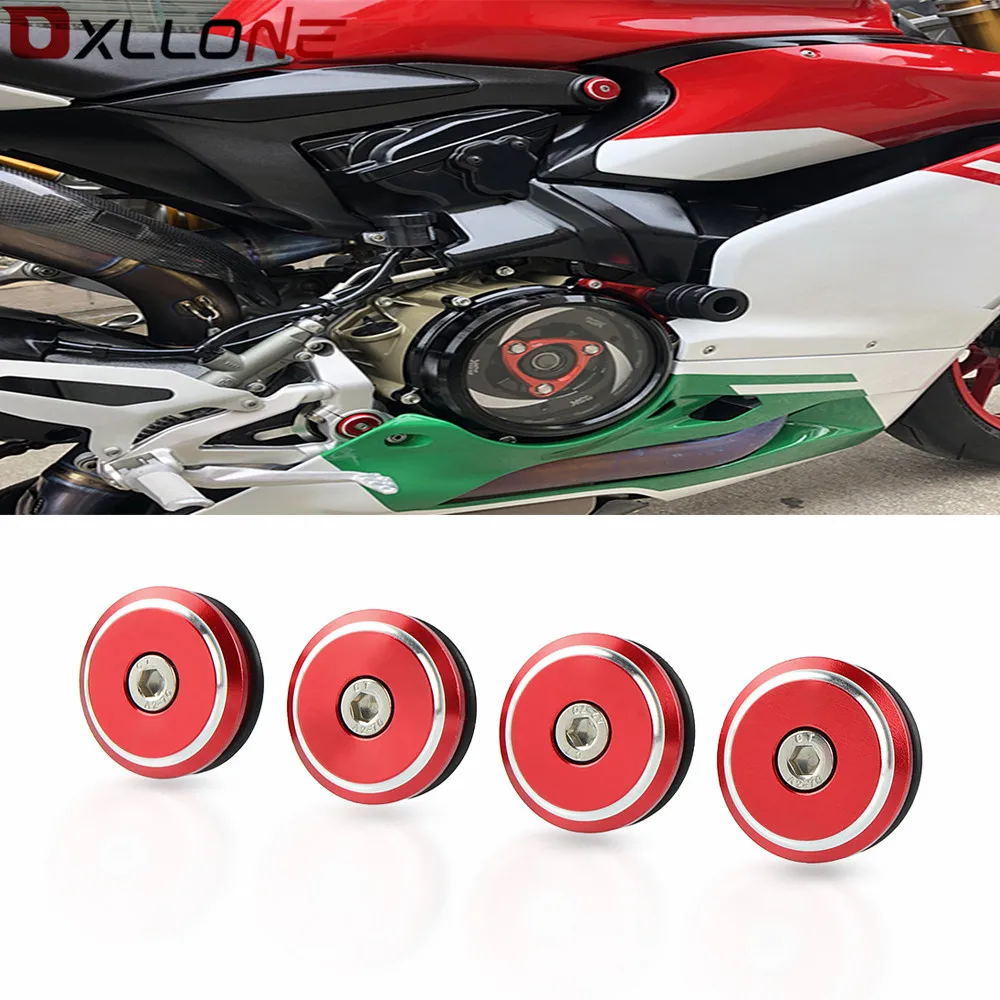 Для Ducati 899 Panigale 2014 2015/959 2016 2017 2018 аксессуары для мотоциклов 4 шт. Крышка отверстия