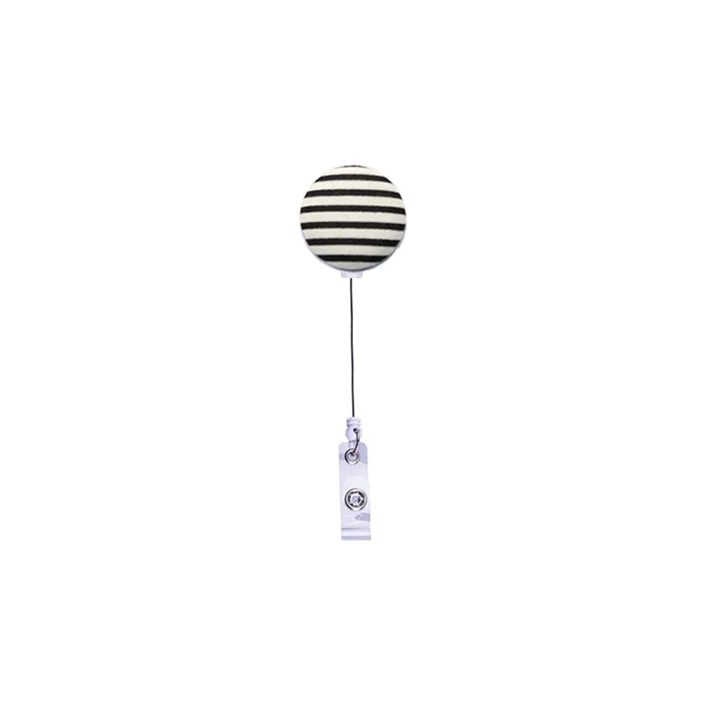 

1 Pcs Retractable Nurse Badge Reel Clip Fashion Embroidery Badge Holder Students Doctor Id Card Holder