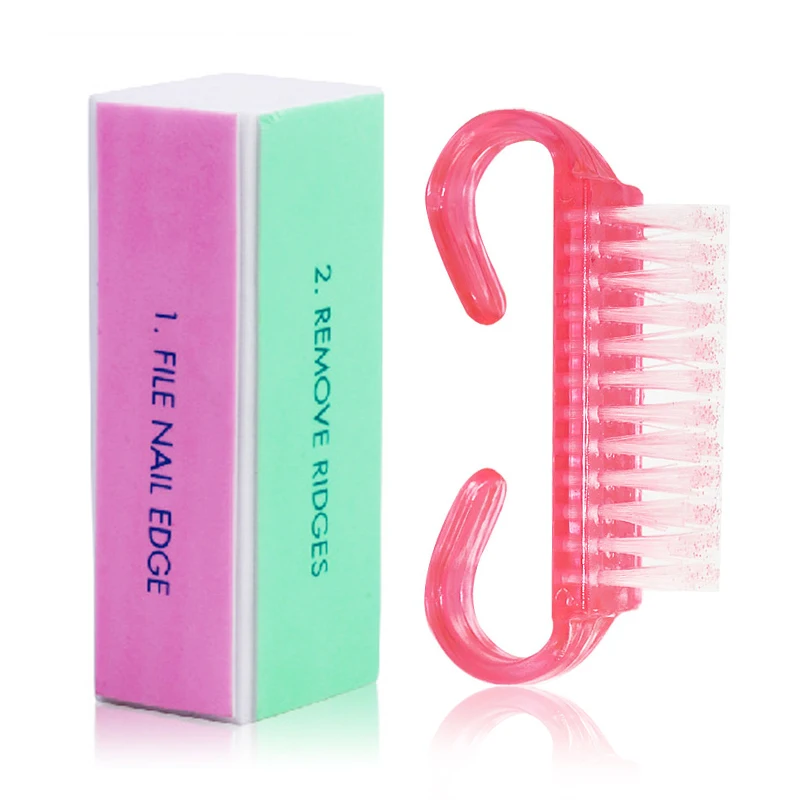 

Colorful Nail File Blocks Nail Art Sanding File Buffer Block Sponge Nail Polish Sanding Buffer Strips Polishing Manicure Tools
