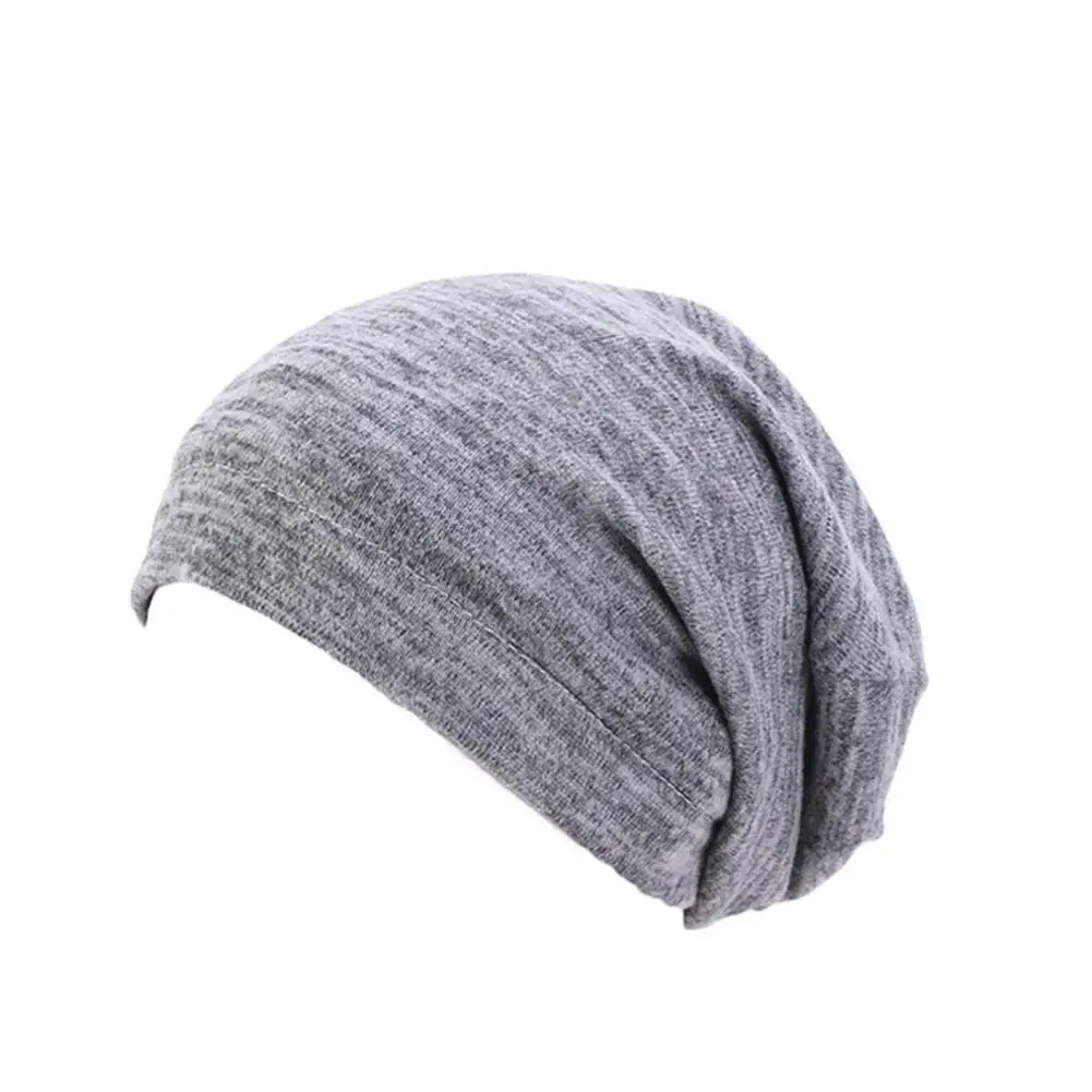

Hat Breathable Dual Color Faux Cashmere Night Sleep Cap for Sleep Breathable Skullies