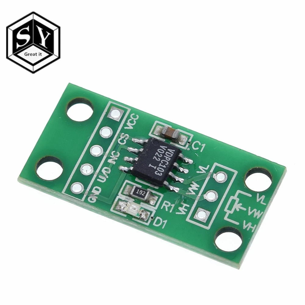 Шт. Great IT X9C103S цифровой потенциометр плата модуль DC3V-5V для Arduino