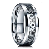 european and american fashion creative gear rings mens rings all match new hot selling gear rings womens rings