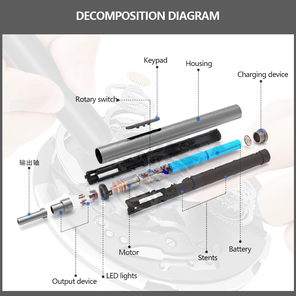 household portable mini precision electric screwdriver set diy repair tool kit for mobile phone camera free global shipping