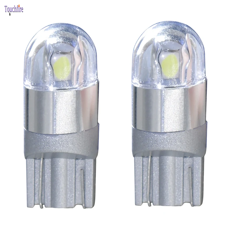 10 шт./лот автомобильная светодиодная лампа T10 12 В Canbus 194 W5W 3030 SMD для парковки