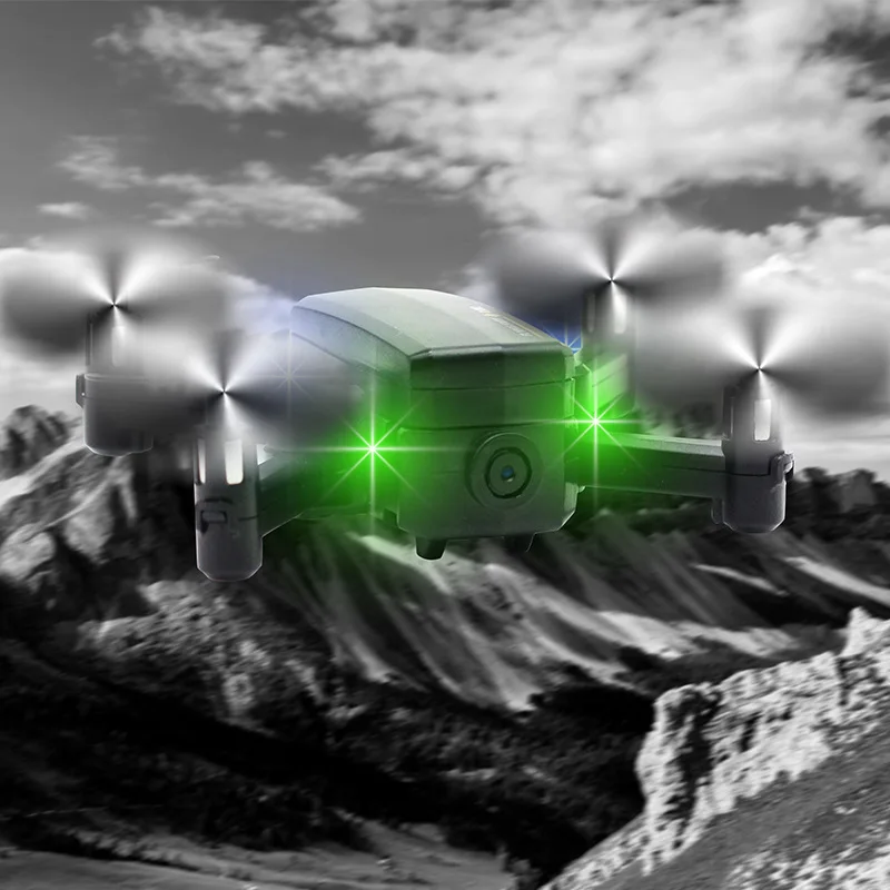 Мини-Дрон с камерой детский Радиоуправляемый квадрокоптер для селфи Дрон