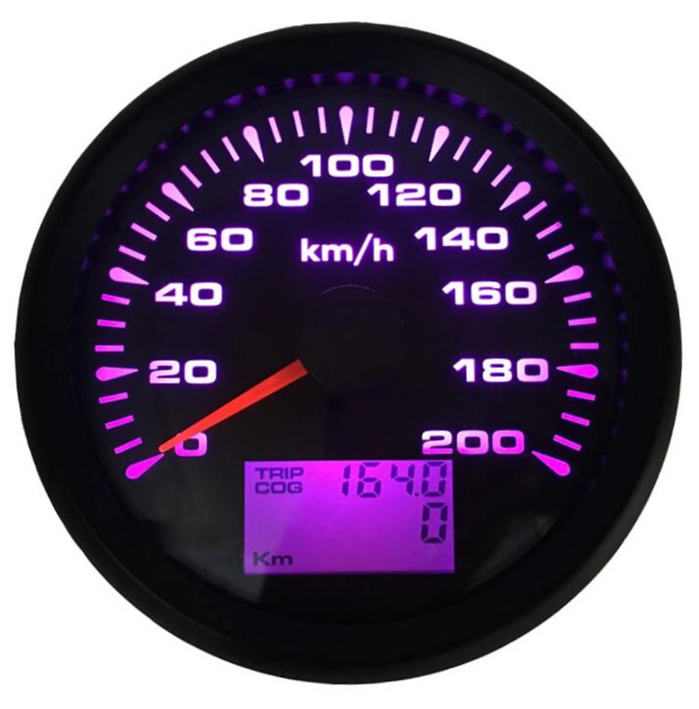 Автомобильные GPS одометры скорости 85 мм 1 шт. измерители Cog 0 200 км/ч