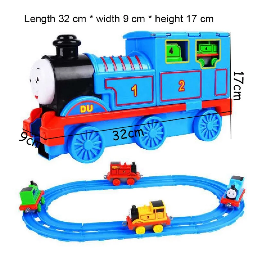 

LEGAO THOMAS Large train and small train combination track children's toy gift educational interactive toy Early education