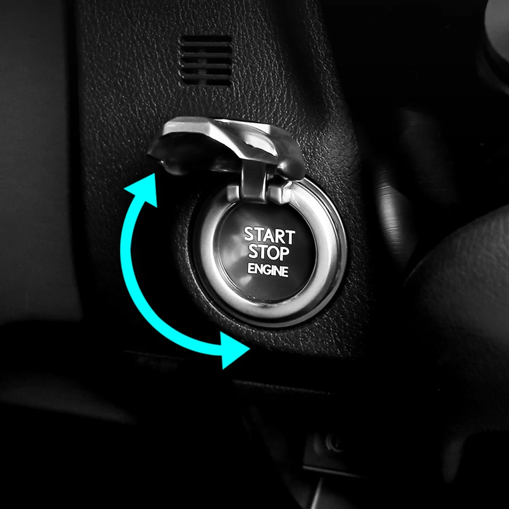 Кнопка запуска двигателя автомобиля декоративная крышка наклейки интерьерные