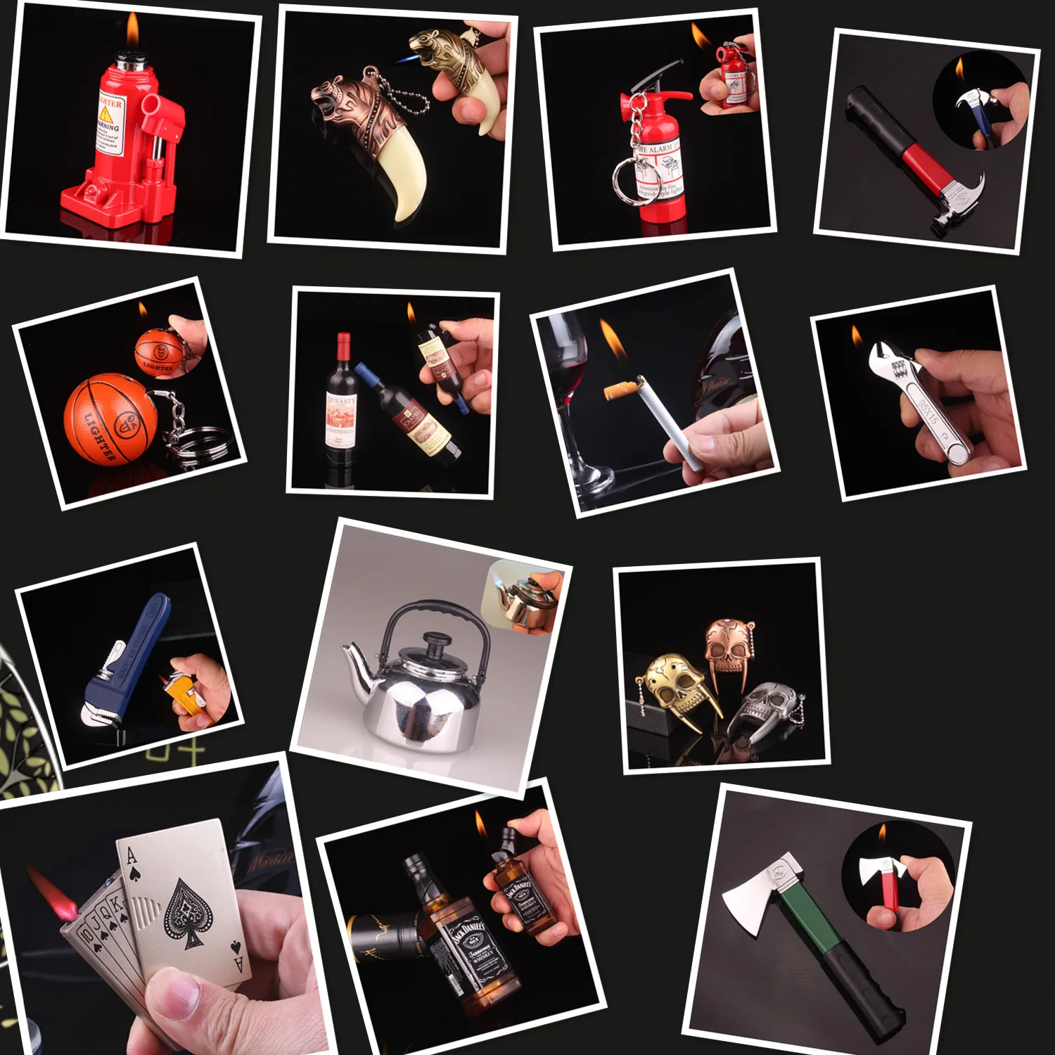 Yooap мини креативный бензиновый Зажигалка гаечный ключ баскетбольный