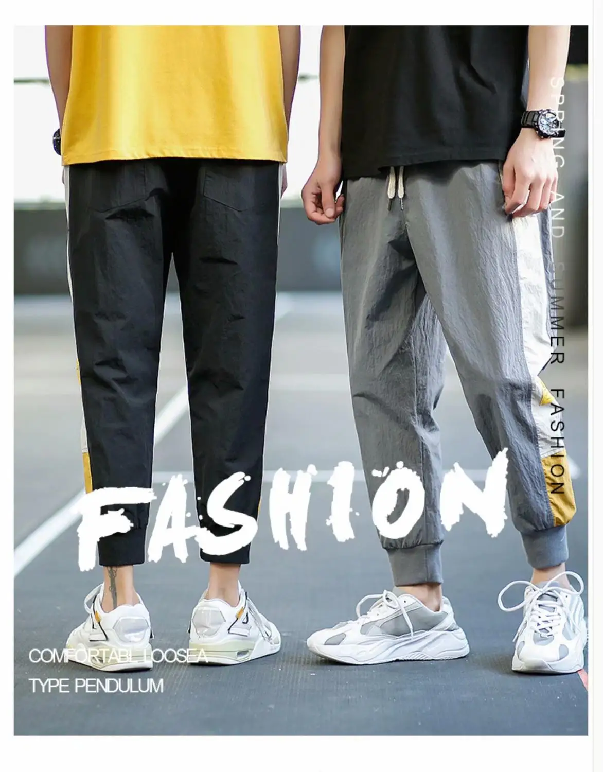 

2020 Hip Hop Sweatpants Men Streetwear Fitness Pants Casual Black Dark Grey Joggers Sweatpants