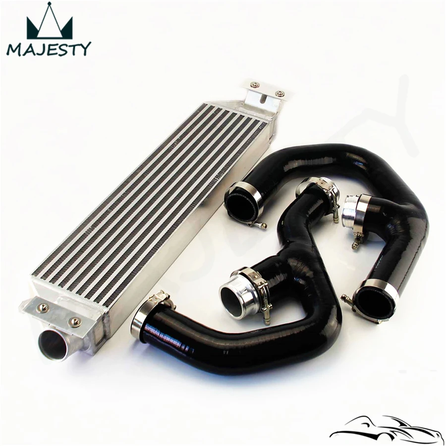 Комплект турбоохладителя для Volkswagen VW GOLF MK5 MK6 GTI FSI JETTA 2 0 T черный|intercooler kit|twin