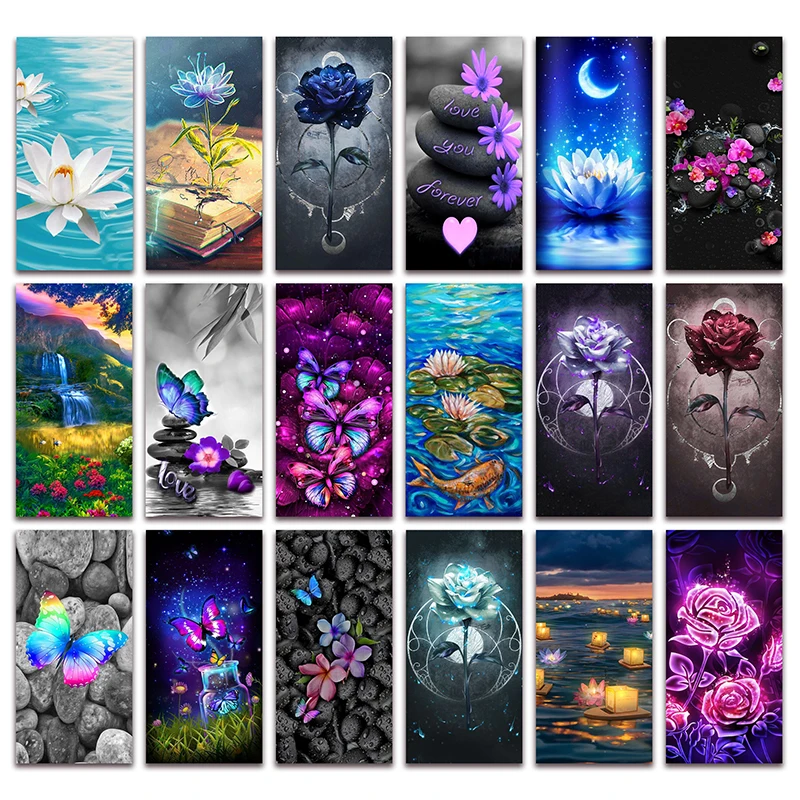 Искусственная Орхидея 5D алмазная живопись сделай сам вышивка крестиком