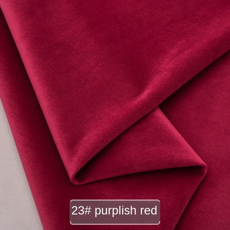 

Wide 58" Dense Dutch Peach Skin Velvet Sofa Curtains Pillow Cloth Upholstery Velour Fabric Pleuche Couches Material Thick