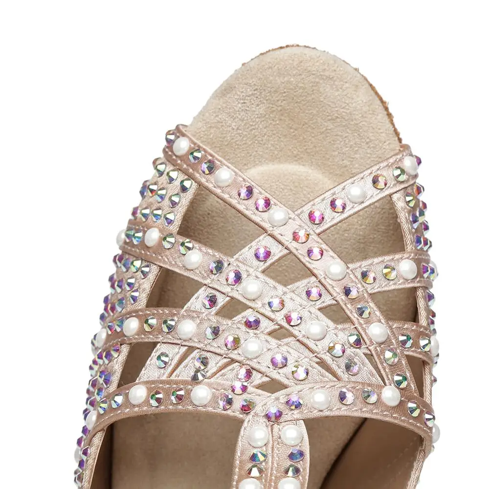 Новинка Женская обувь для латинских танцев девушек Танцевальная бальных Обувь