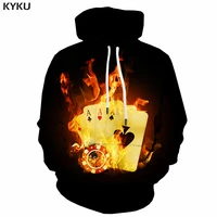 3d hoodies playing cards hoodie men flame hoodie print gambling 3d printed mens clothing hip hop autumn pocket sexy
