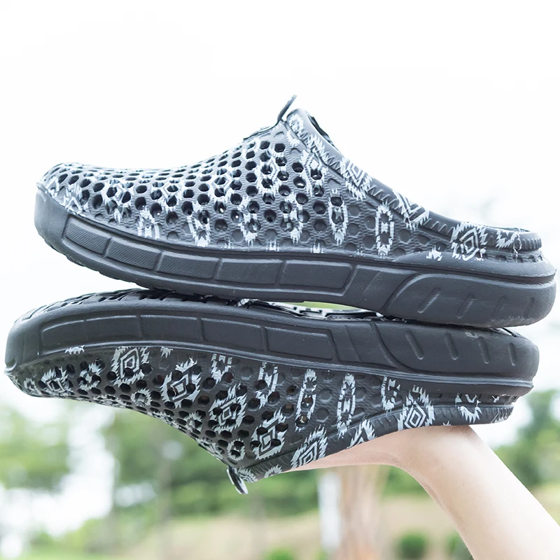 PUPUDA/камуфляжные тапочки Мужская дышащая садовая обувь Летняя Новинка