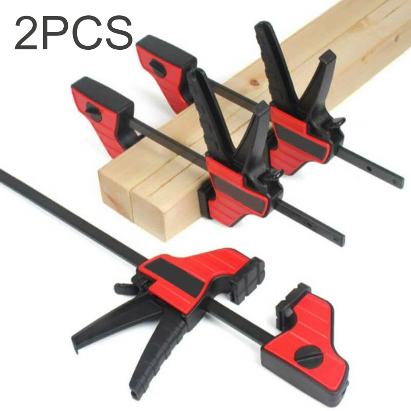 

2Pcs 210mm HCS F Clamps Hard Grip Quick Release Heavy Duty Reverse Clip Woodworking Home Improvement Tool Wood Working Tools