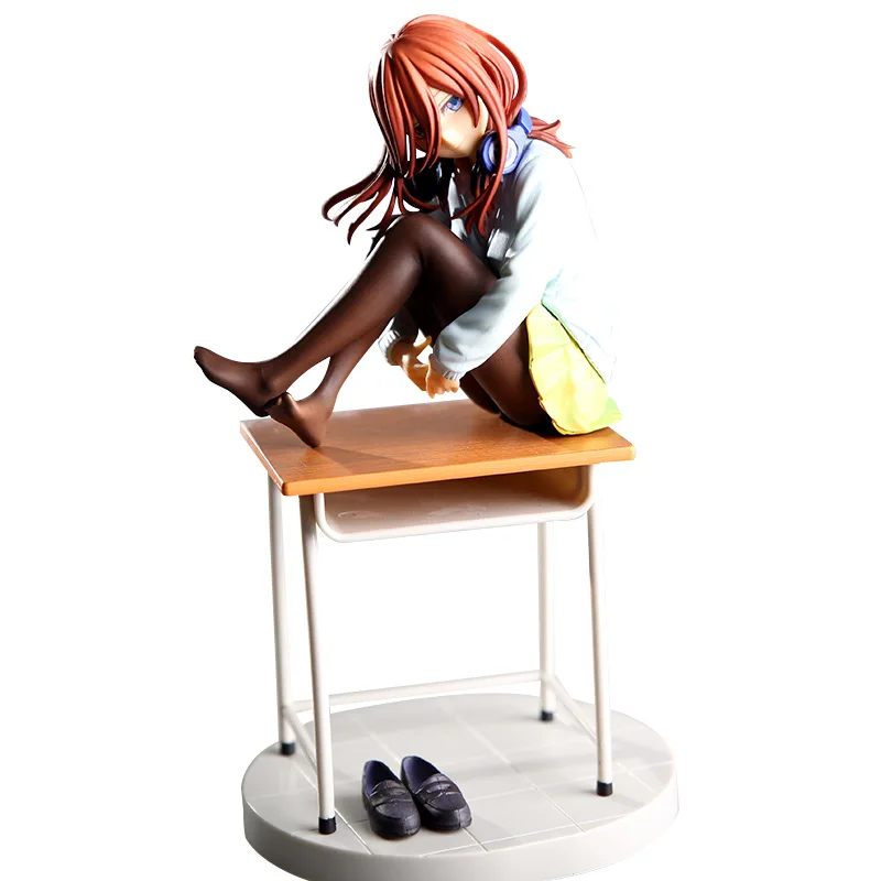 

Anime Five-Fifth Bride The Quintessential Hanayome School Girl Nakano Sanjiu Sexy Girl PVC Action Figures Toys Model Gift