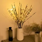 Светящиеся ветви дерева с 20 светодиодами лампа для дома Цветочная ваза растительный горшок аранжировки праздник сад Свадебная вечеринка Декор