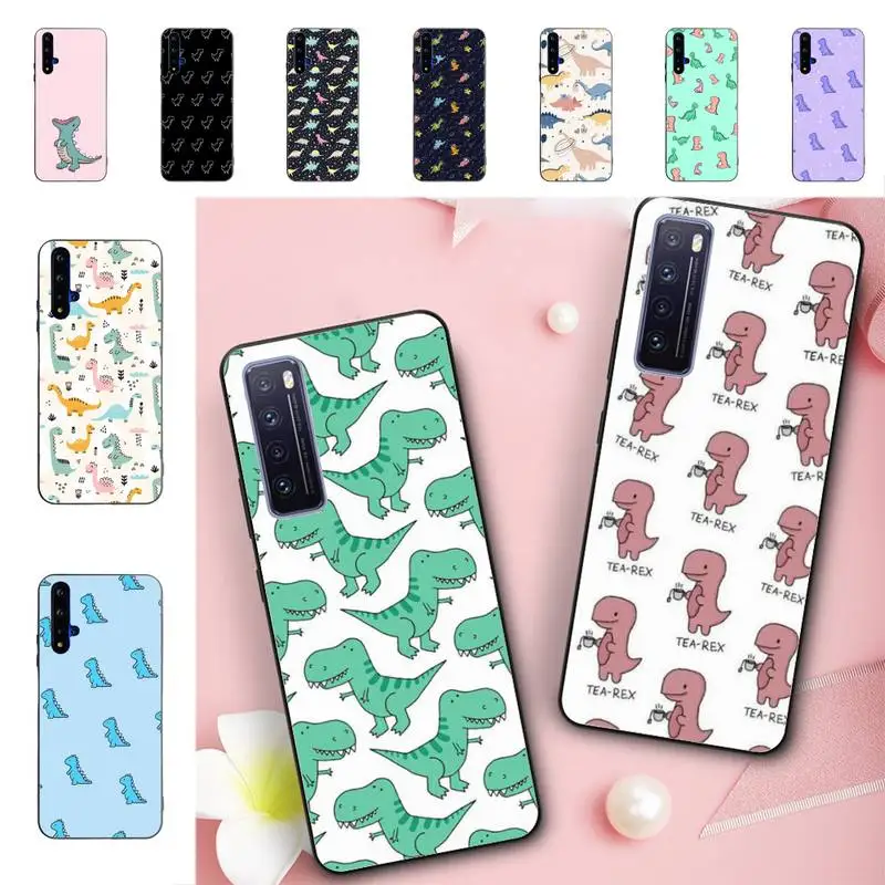 

YNDFCNB Cute Dinosaur Baby Fashion Phone Case for huawei nova 2 i plus 3 i E 4 E 5 i pro 6 SE 6 5g
