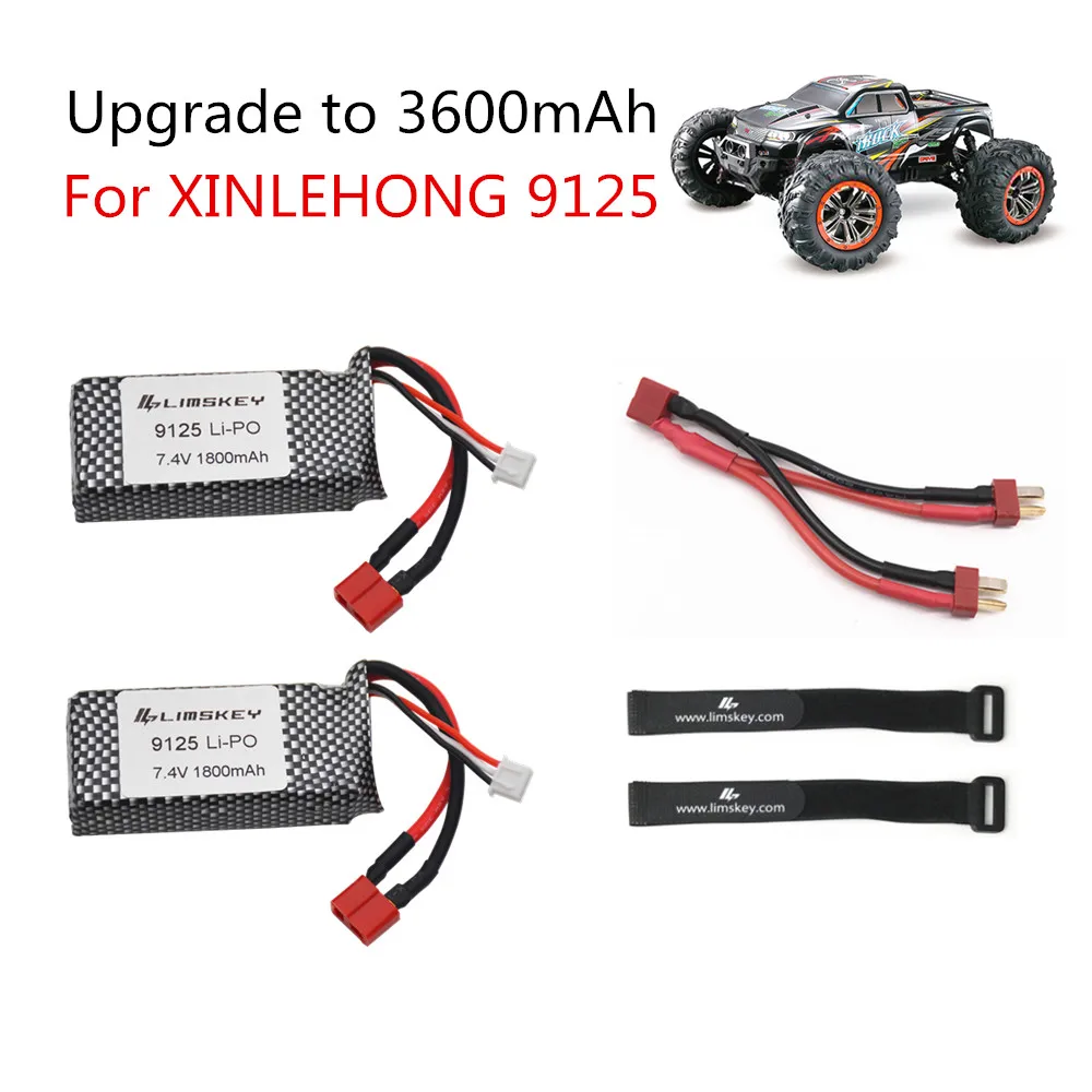 Обновление до 3600 мАч для XINLEHONG 9125 запасные части радиоуправляемых автомобилей 7 4