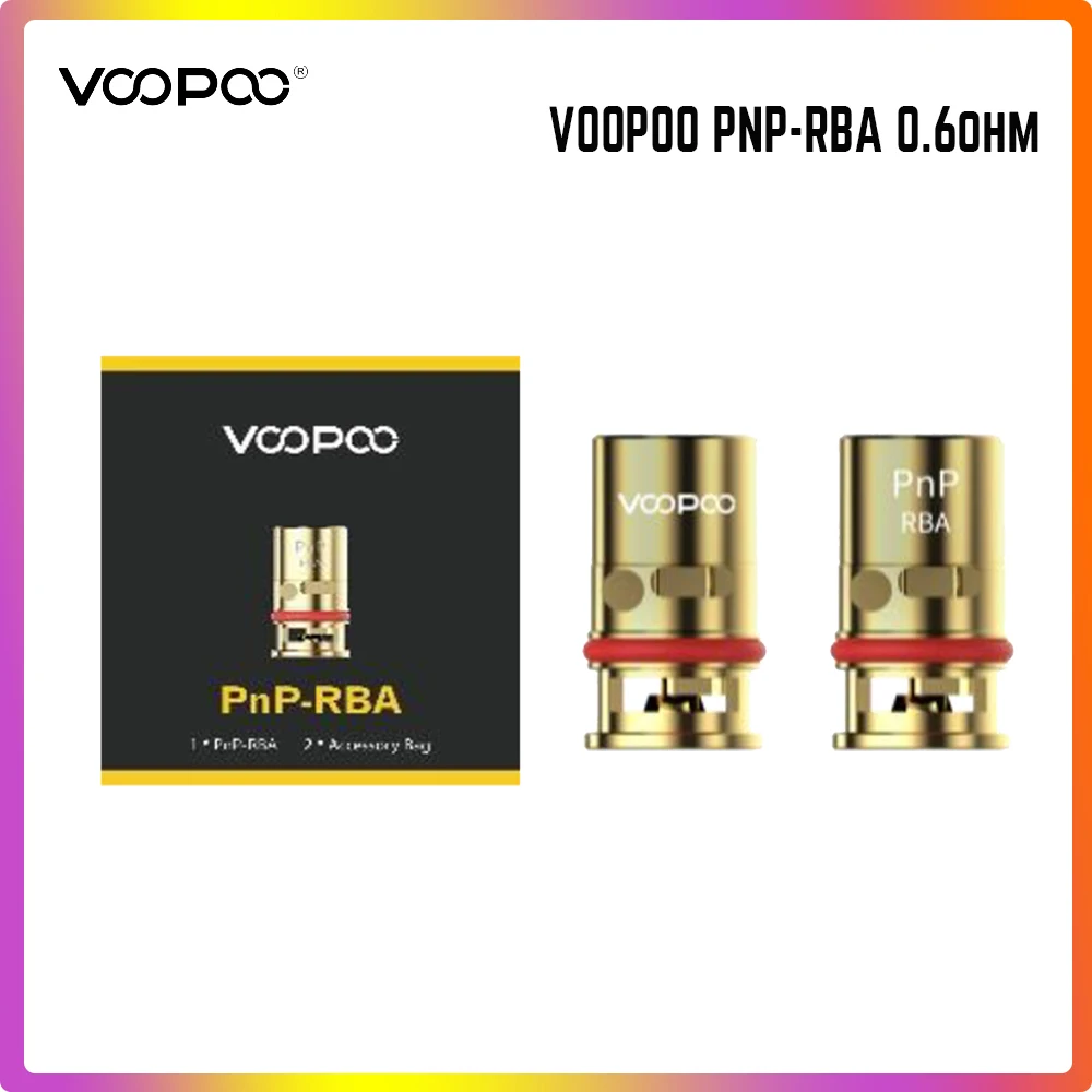 Оригинальная катушка VOOPOO PnP RBA 1 шт. 3 0.6ohm головка для Vape Kit Vinci X R | Электроника