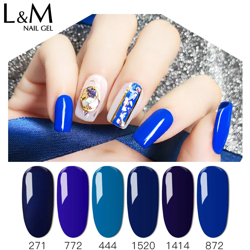 

1 шт. Идо-Гель-лак для ногтей классическая синяя серия цветной высококачественный УФ-Гель-лак для ногтей красивый отмачиваемый светодиодный маникюрный клей