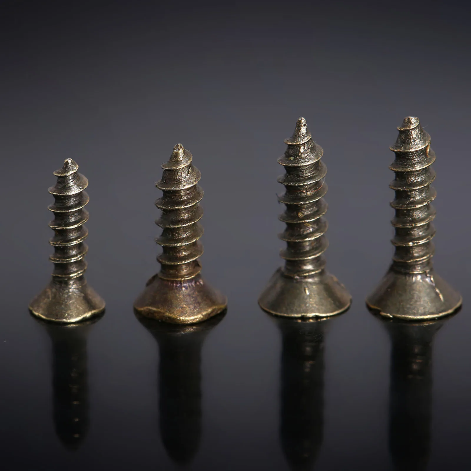 200 шт. M2/M2.5 саморезные шурупы Phillips головка на плоской подошве Античная бронзовая