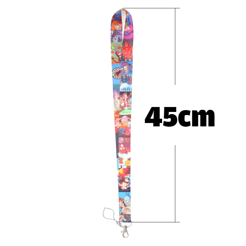 PC129 Futurama бейдж со шнурком ID Lanyards/Мобильный телефон Веревка/ключ нашейные ремешки Ремешки