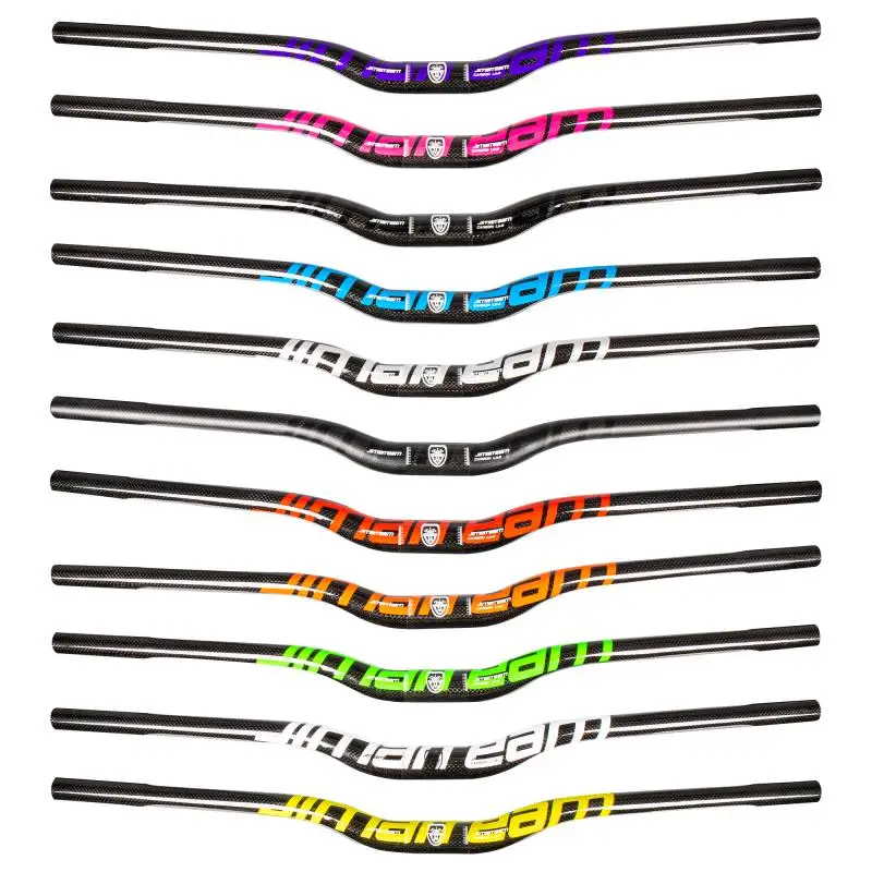 Американский бренд JIMAITEAM 3kCarbon MTB руль плоский или подъемный руль 31,8*580/600/620/640/660/680/700/720/740/760/мм