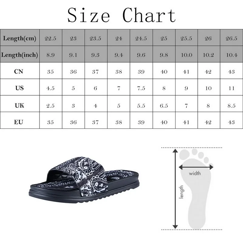 

Adisputent Slippers Women Print 2020 Summer Slip On Ladies Flat Sandals Casual Slides Female Comfort Flops 35-43