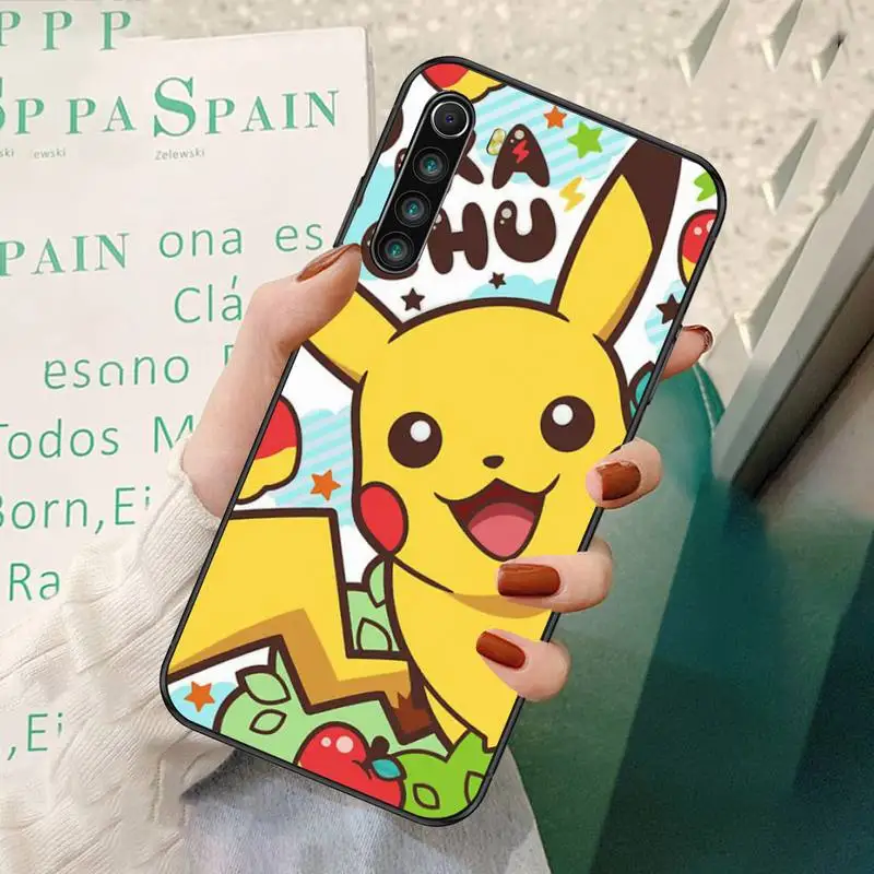 

0 Soft Pikachu Cover Phone Case For Redmi 7 8 9 A K20 30 Pro Note 8 9 Pro 9s