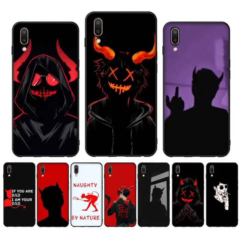 

Devil Bad Boy Anime Phone Case Case For Oppo Reno Realme C3 6Pro Cover For vivo Y91C Y17 Y19 Funda Capa