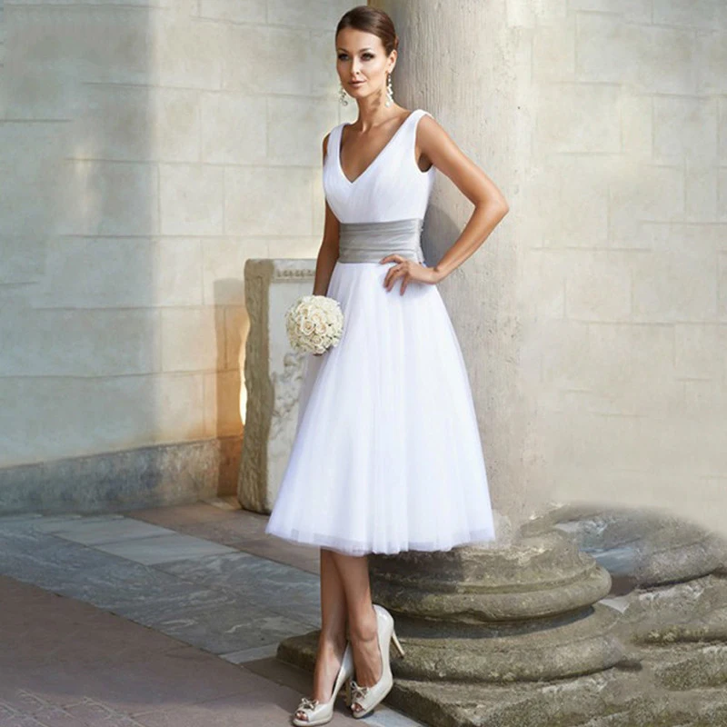 

2021 Fashion Women's Elegant Sexy V-Neck Solid White Summer Dresses Formal Wedding Long Party Casual Plus Slim Chiffon Ball Gown