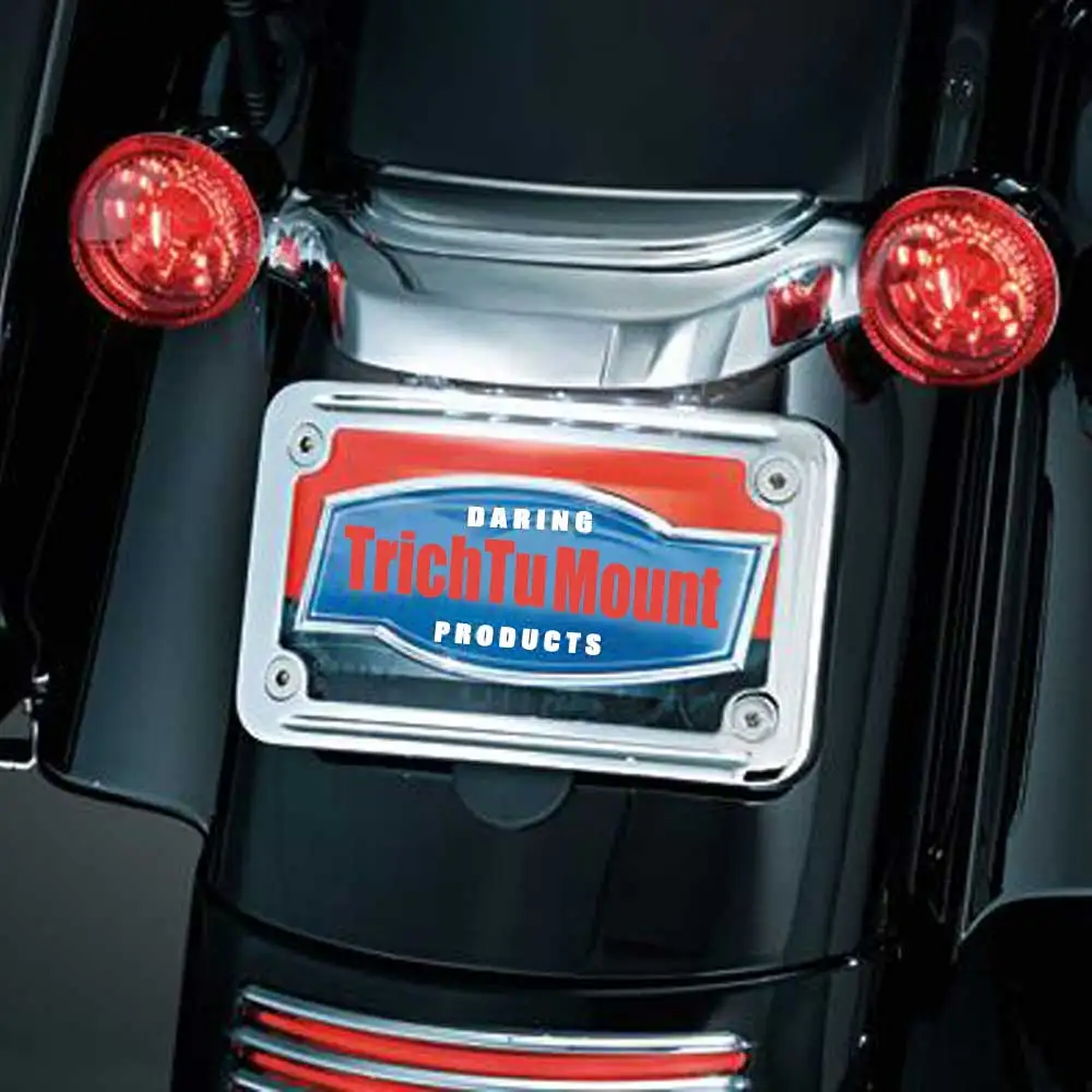 Изогнутая рама для номерного знака подходит Harley Street Glide FLHX 10 19 FLTRX FLTRXS 15 FLHRXS 17 FLHXS