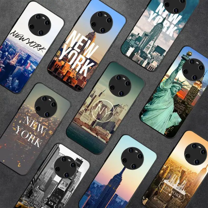 

NYC NEW YORK city Phone Case For Huawei Y 5 Y62019 Y52018 Y92019 Luxury funda case for 9prime2019