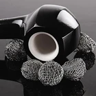 10 шт.лот 16 мм из нержавеющей стали для сжигания и закручивания крышек Дой сети Экран купол сетки Пожарная Труба фильтры специальный инструмент для табака чистая