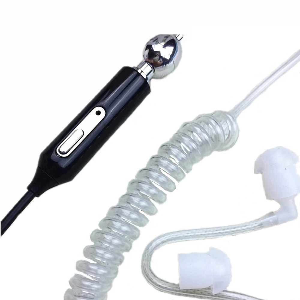 10pc 2 Pin K Plug Headset Earpiece Acoustic Tube W/Mic For Kenwood Baofeng PUXING QUANSHENG WOUXUN handheld Two Way Radio | Мобильные