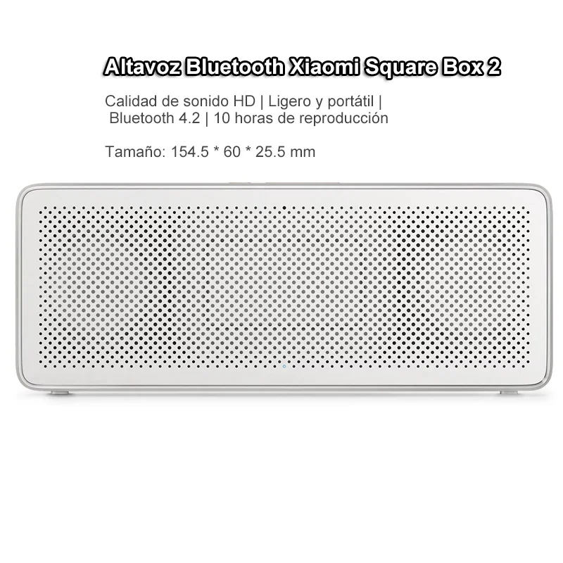 Оригинальный Xiaomi Mi Bluetooth динамик квадратная коробка 2 стерео Портативный